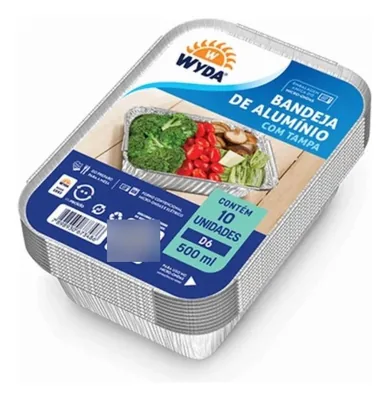 Bandeja D-6 500 Ml (122X162) C/10 Wyda (fabrica)