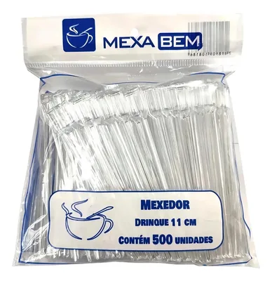 Mexedor Drink Cristal 11CM Mexabem C/500