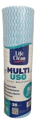 Pano Mult. 28CM Azul 25 Mts Life Clean