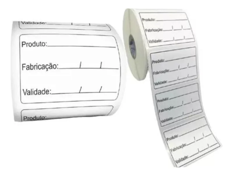 Etiqueta Couche Validade 30X40 (500 Unid.) c/ 01 Rolo