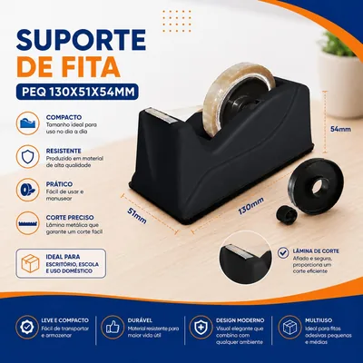 Suporte de Fita Cavia Peq 130X51X54MM (29967)