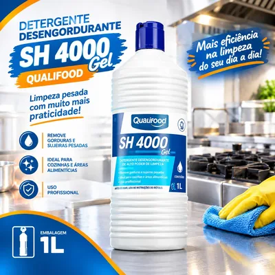 Detergente Deseng. SH4000 Gel Qualifood 1L (58408)