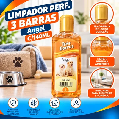 Limpador Perf. 3 Barras Angel C/140ML