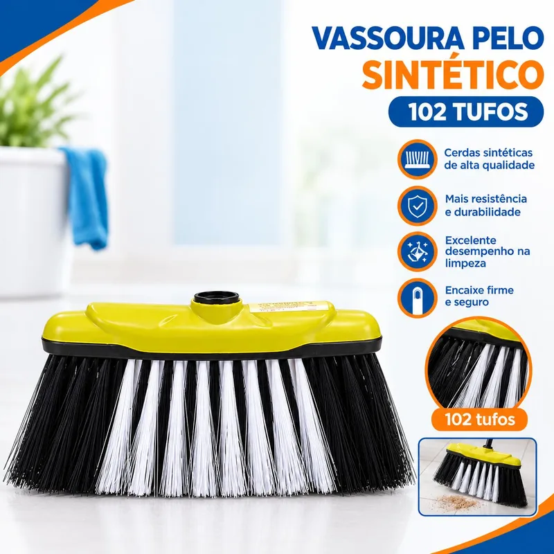 Vassoura Pelo Sintentico Still 102 Tufos (179)