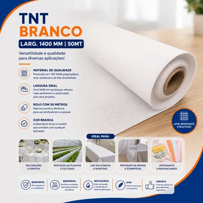 Tnt Branco Larg. 1400 Mm 50MT (88206)
