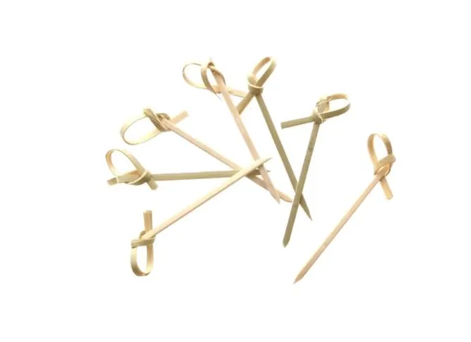 Espeto Bambu Knotted Stick 9CM C/50