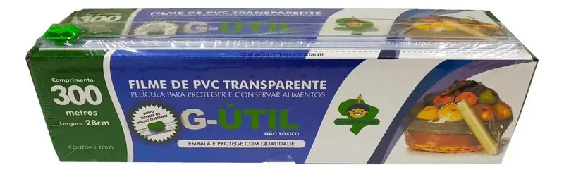 Filme Pvc 28X300 (trilho) Guarufilme Un