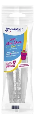 Copo Cristal 025 Ml Mini Doce Cristal Straw 545 C/10