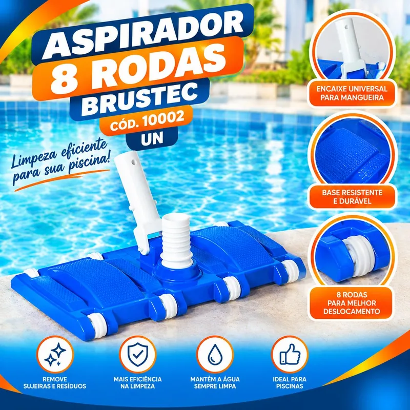 Aspirador 8 Rodas Brustec COD10002 Un