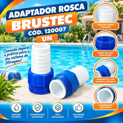 Adaptador Rosca Brustec COD120007 Un