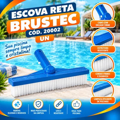 Escova Reta Brustec Cod. 20002 Un