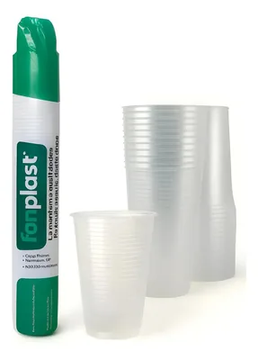 Copo 180 Ml Fonplast Translucido C/100