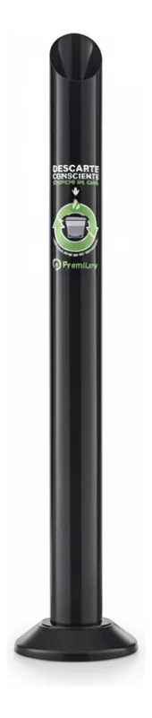 Suporte Pvc Lixo Copos Cafe Premisse Preto Cod (REF.340280-02)