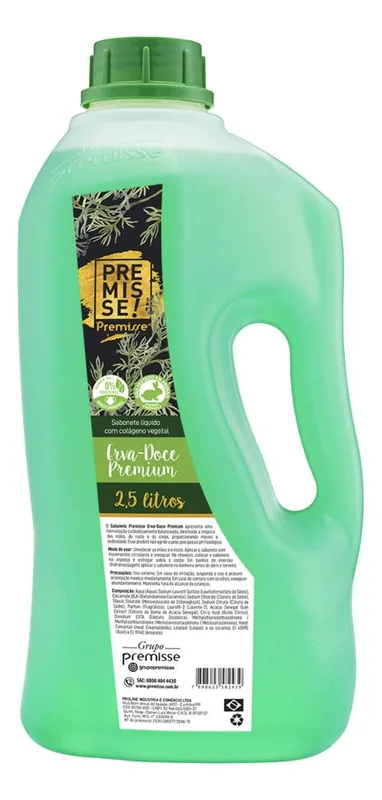 Sabonete Liq. Erva Doce Soft Premisse 2,5LT