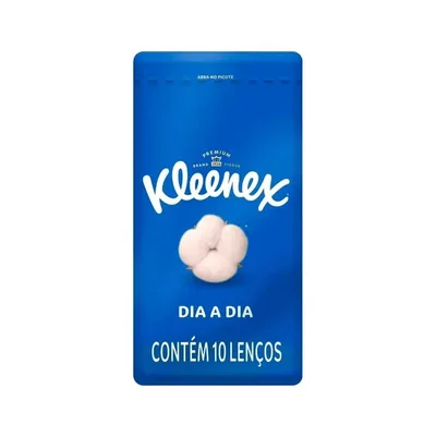 Lenço Papel de Bolso 21X21 Kleenex C/10 Folhas