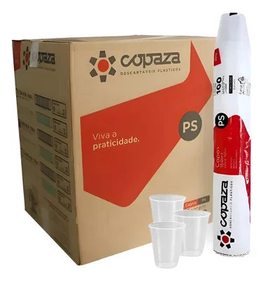 Copo 200 Ml Copaza Transl. Abnt 2012 C/100