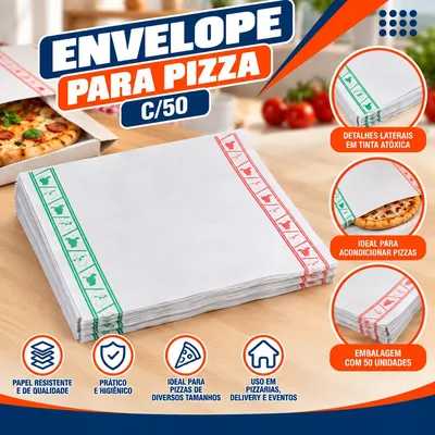 Envelope p/ Pizza C/50