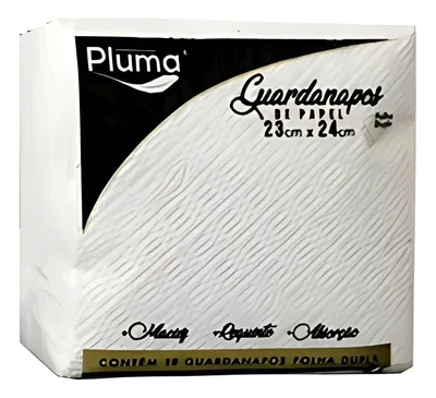 Guardanapo (23X24) Pluma F.dupla Luxo C/50
