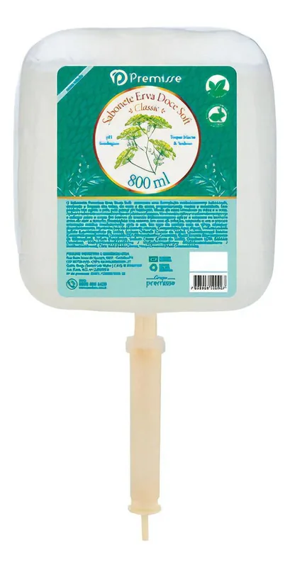 Sabonete Liq. Erva Doce (soft) Premisse Refil 800ML