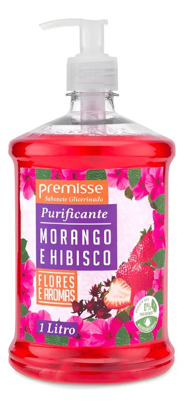 Sabonete Liq. Morango e Hibiscus Premisse 01LT