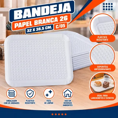 Bandeja Pap. Brc. 26 (32 X 38,5 Cm.) C/05
