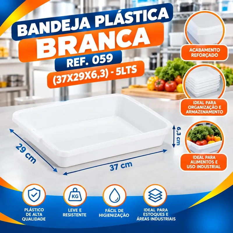 Tampa Plast. 007 L.branca Ref. 229-T Bolivar