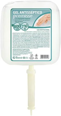 Gel Antisseptico (neutro) Premisse Refil 800ML
