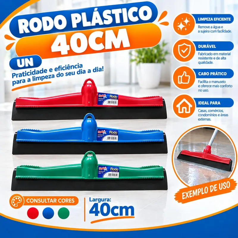 Rodo Plastico 40CM (C098) Un