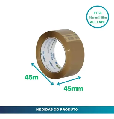 Fita Ades. Marrom 45MMX45MT. Alltape Un