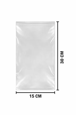 Saco Plastico 15X30X06 C/1KG