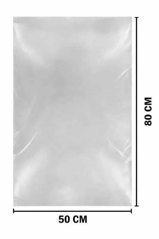 Saco Plastico 50X80X0,15 C/1KG