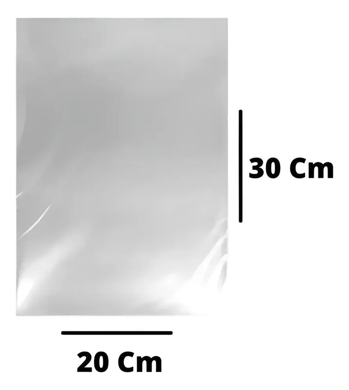 Saco Poliprop. 20X30X0,6 C/1KG