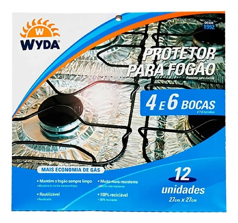 Protetor p/ Fogao 5 Bocas Wyda c/ 10