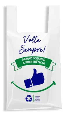 Sacola Leit. 38X50 (reforçada) Volte Sempre (26) C/2,3KG