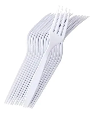 Garfo Refeicao Master Branco Straw. (10330417) C/500