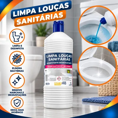 Limpa Louças Sanitárias Startpro 1LT (74842)