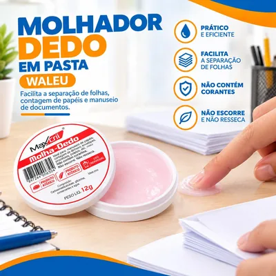 Molhador Dedo em Pasta Waleu 12G (81974) Un