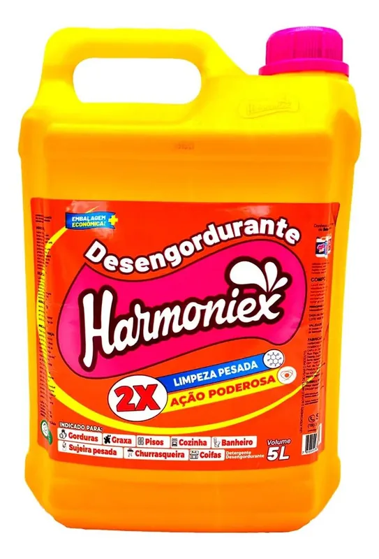 Desengordurante Limpeza Pesada Harmoniex 5LT