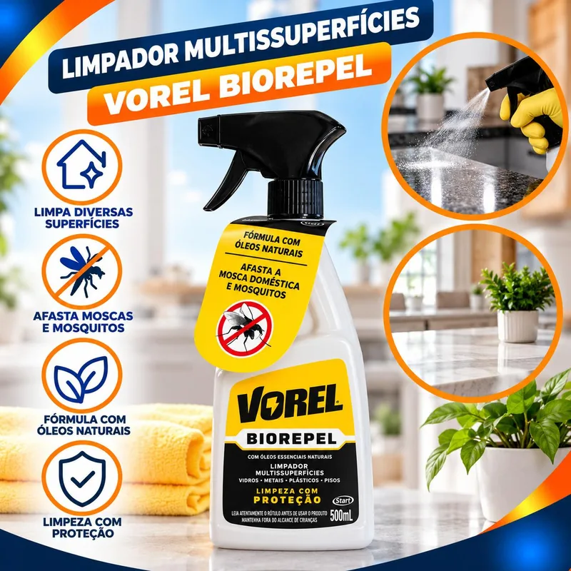 Limpador Multissuperficies Vorel 500ML