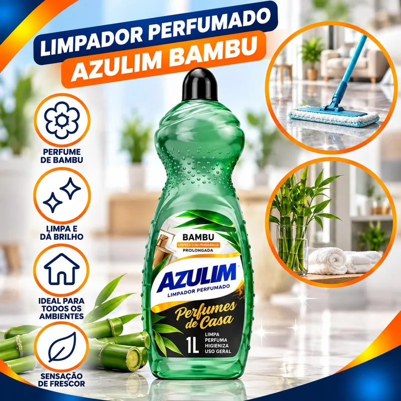 Limpador Perfumado Azulim Bambu 1LT (84254)