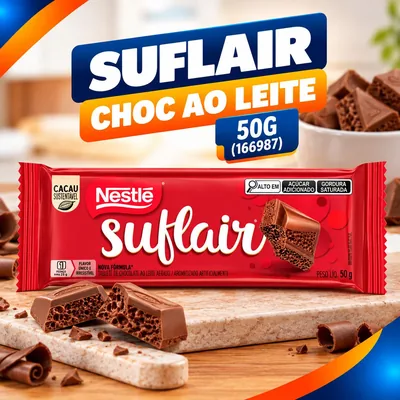 Suflair Choc Ao Leite 50G (166987)