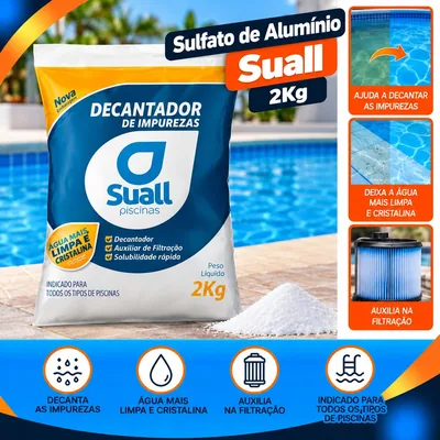 Sulfato de Aluminio Suall 2KG (CDISAF20)
