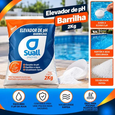 Elevador de Ph Suall (barrilha) 2KG (CELPHF20)