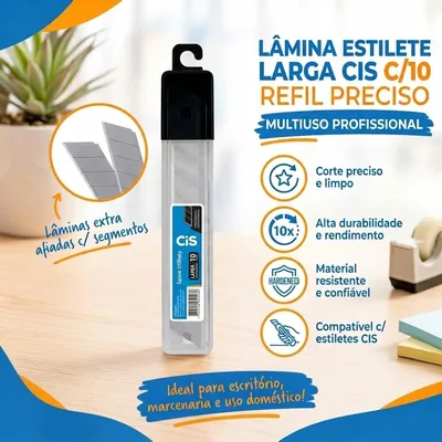 Lamina Estilete Estreita Cis C/10 (3227)