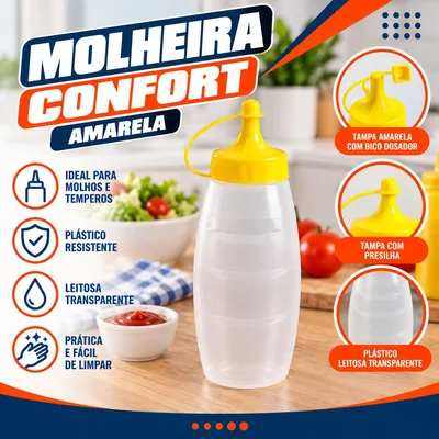 Molheira Confort Amarela Jaguar (2141)