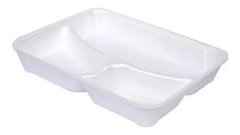 Bandeja Esp. HF-100/3 C/3 Div S/tp 1100ML C/20 Fibraform