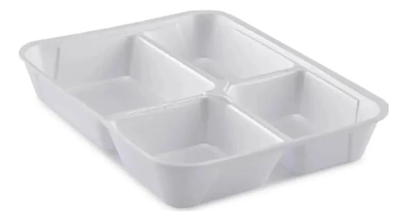Bandeja Esp. HF-100/4 C/4 Div S/tp 1100ML C/20 Fibraform