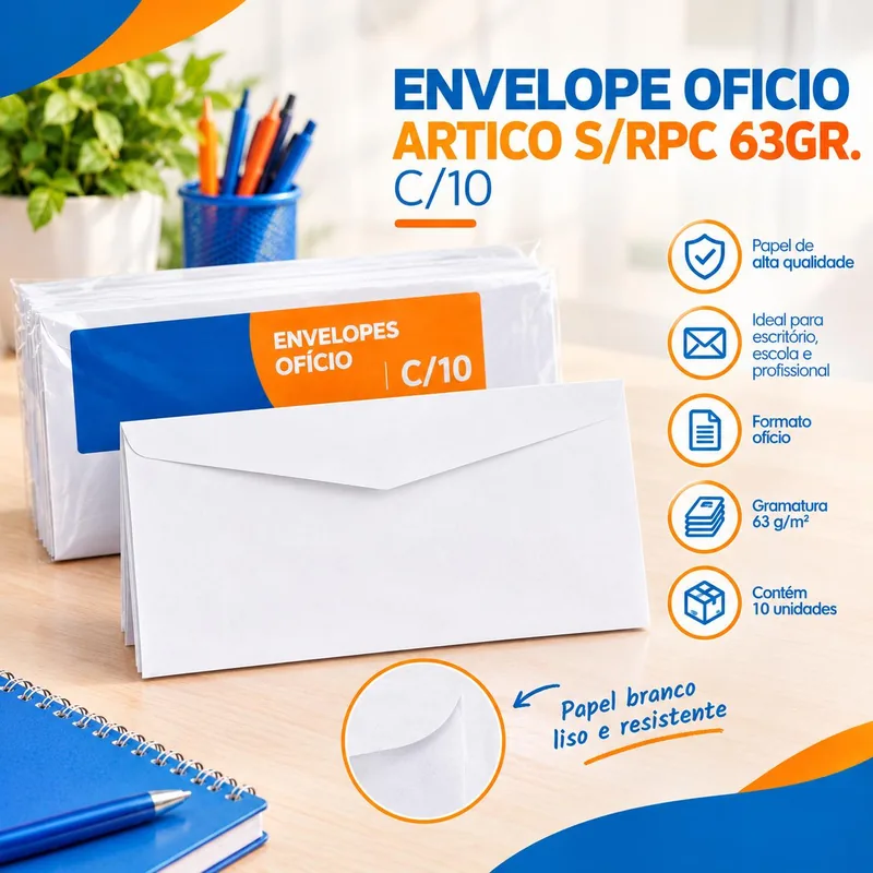 Envelope Oficio Artico S/rpc 63GR. Foroni C/10
