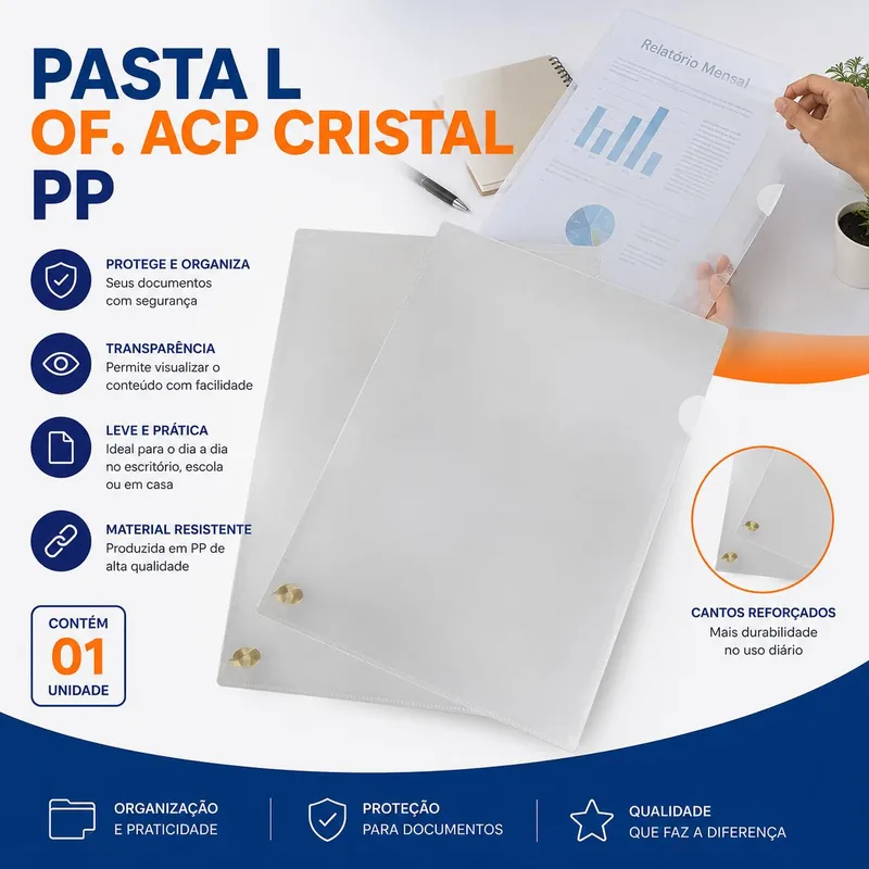 Pasta L Of. Acp Cristal Pp (106507) Unit
