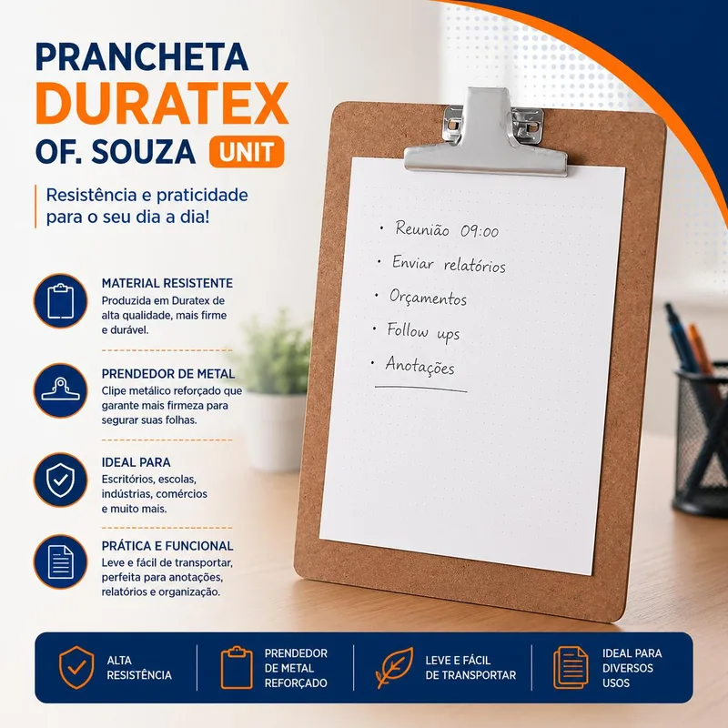 Prancheta Duratex Of. Souza Unit